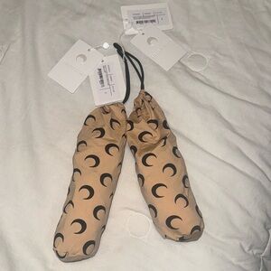 Marine Serre Moon Jersey Crewneck Top and biker shorts SET.